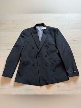 Express Double-Breasted Black Blazer NWT